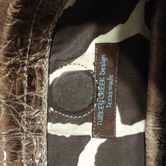 Turkey Creek Designs. Hand Made in Texas. Leather/fur/ fringe bag. - Picture 5 of 15